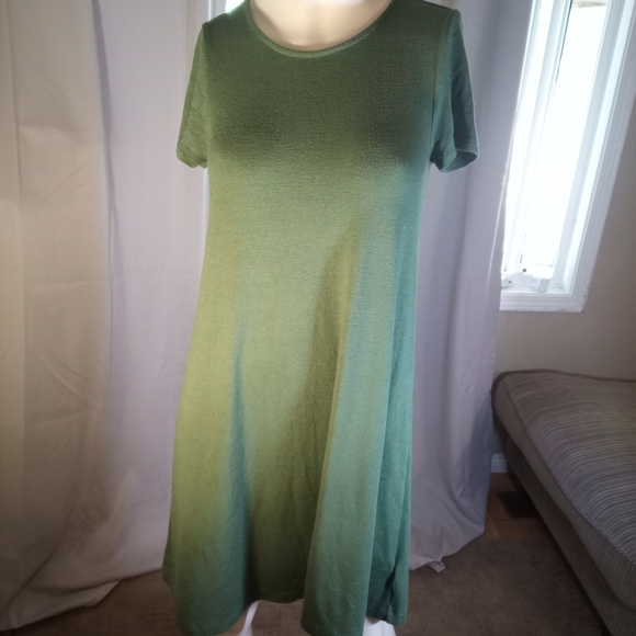 GAP Dresses & Skirts - GAP Green A-Line Mini Dress Casual Crew Neck